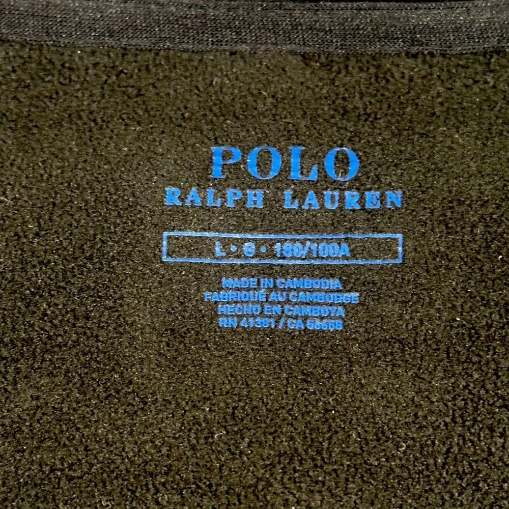 Polo Ralph Lauren Mens Camo Softshell Fleece Lined Jacket Full Zip Large Altered